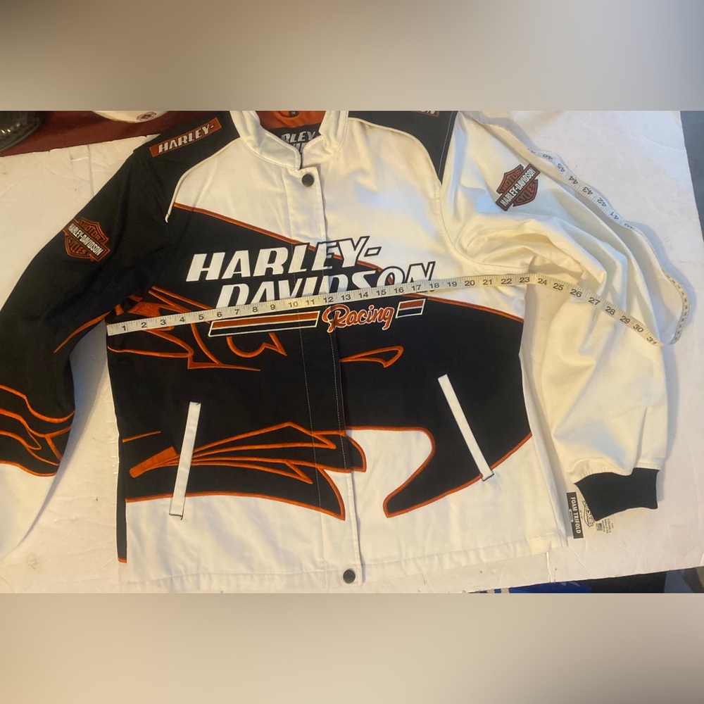 Harley Davidson Ladies 1W Racing Edition Screaming Eagle Jacket RARE RARE RARE! - Picture 13 of 14